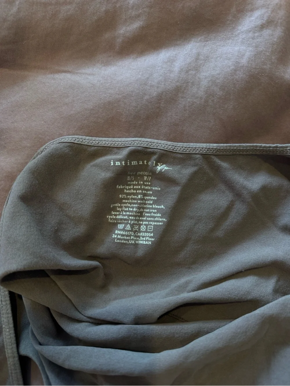 Free People Sleeveless Tank Top in Taupe Brown
